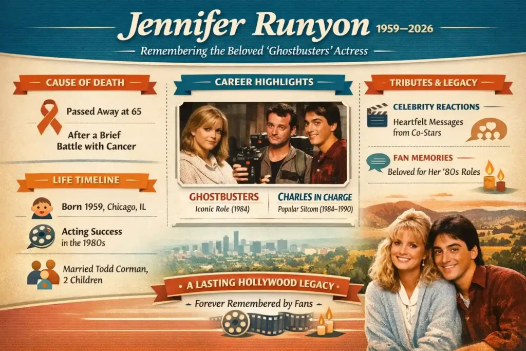 Ghostbusters Jennifer Runyon Dies at 65: Cause of Death, Career, and Legacy