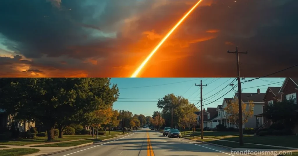 Meteor Boom in Northeast Ohio scene